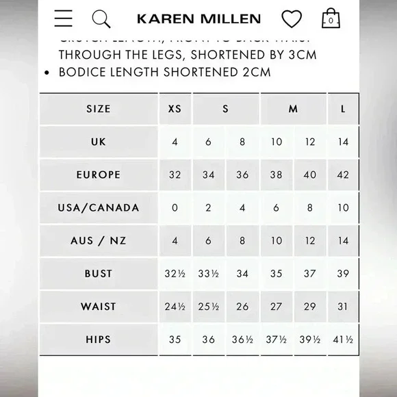 [US2]Karen  Millen Black Wool Blend Pencil Knee Skirt - Picture 9 of 9